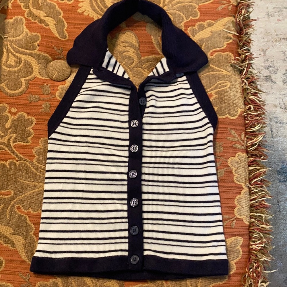 Urban outfitters striped halter top Sz S